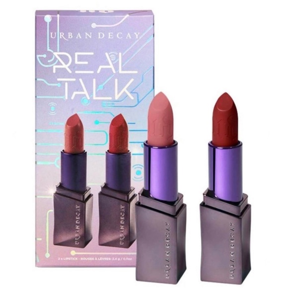 URBAN DECAY REAL TALK VICE LIPSTICK DUO - BACKTALK/CALLBACK - Picture 6 of 10
